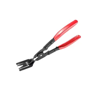 Automobile Interior Upholstery Trim Clip Pliers Remover Tool, Push Pin Pliers Panel Clip Removal Pliers Trim Removal Tool (1Pcs Red)