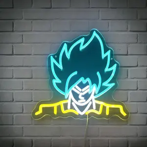 Anime Character LED Neon Light, Adjustable Wall-Mounted Decor, Home Decor Lighting, Perfect for Comic Con, Anime Fans' Bedroom, Toy Store, Living Room, Led Decoration Lamp