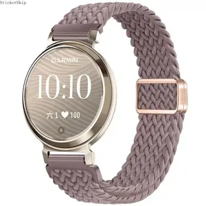 2026 Trendy Magnetic Nylon Watch Band for Garmin Lily 2 (14mm) – Breathable Adjustable Strap, Lightweight Durable Replacement Wristband for Daily Wear, Fitness, Workout & Gift for Women