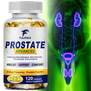 Prostate Health Supplements for Men - 3X Strength with Saw Palmetto Blend Stinging Nettle Root & Pumpkin Seed Support Complex - Supports Bathroom Trips Prostate & Urinary Health - 120 Capsules