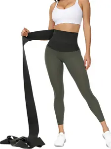 1 Count Women's Adjustable Waist Wrap Abdomen Smoothing Shapewear Belt, Stretch Supportive Waist Trainer, Corset Waist Trainer, Comfort Contour Enhancing Waist Cincher, Silhouette Smoothing Girdle, Suitable for Fitness & Workout