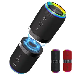 2 in 1 Magnetic Splittable Bluetooth Speaker, Portable Waterproof Split Wireless Speaker Bluetooth Compatible V5.4 with 20W Loud Stereo Sound, Wireless Pairing for Home, Outdoor or Travel
