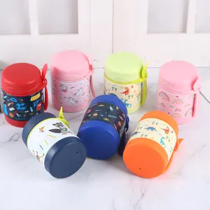 Stainless Steel Lunch Box Set with Fork, Soup Pot and Insulated Cup, Leakproof Lunch Box, Perfect for Outdoor Travel and Camping, 300ml Capacity #GLOBAL PICKS