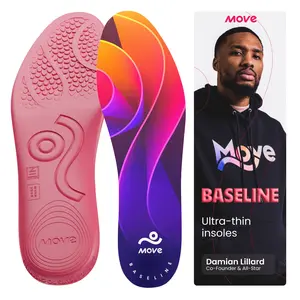 Game Day Baseline Insoles - Ultra Thin Shock Absorption for Cleats and Shoes