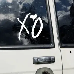 XO Love Vinyl Sticker Car Truck Window Laptop Wall Art Decal 5.9"