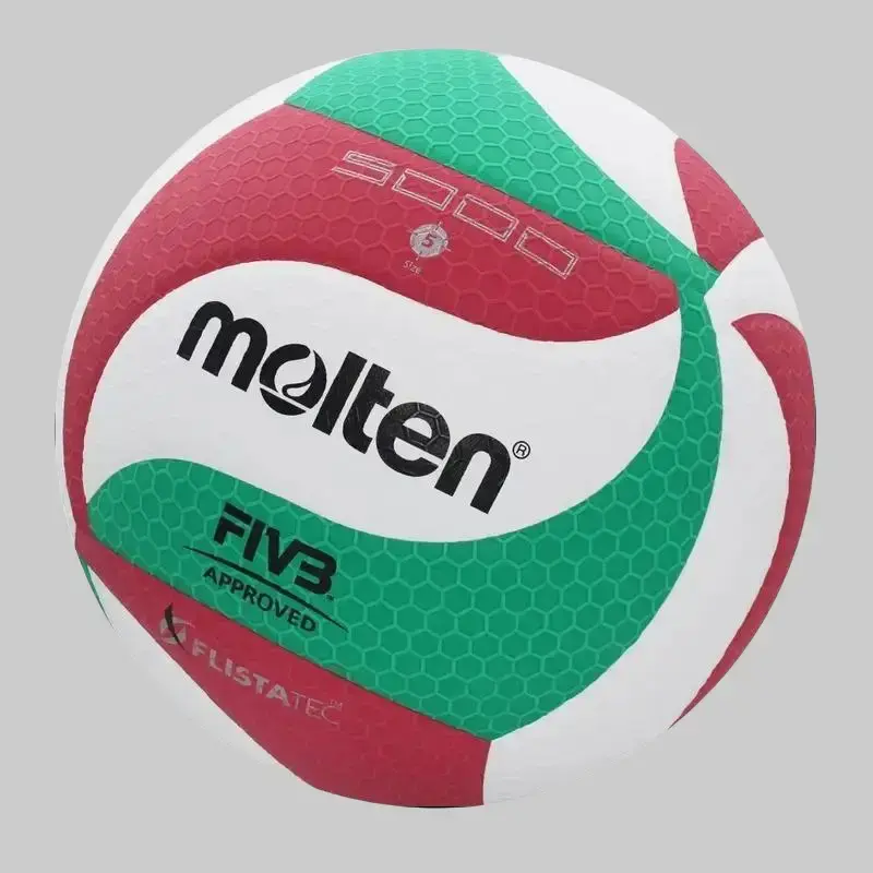 PU Volleyball, Size 5, Molten Material, Indoor-Outdoor Use, Ideal for Students, Competition and Training Choice