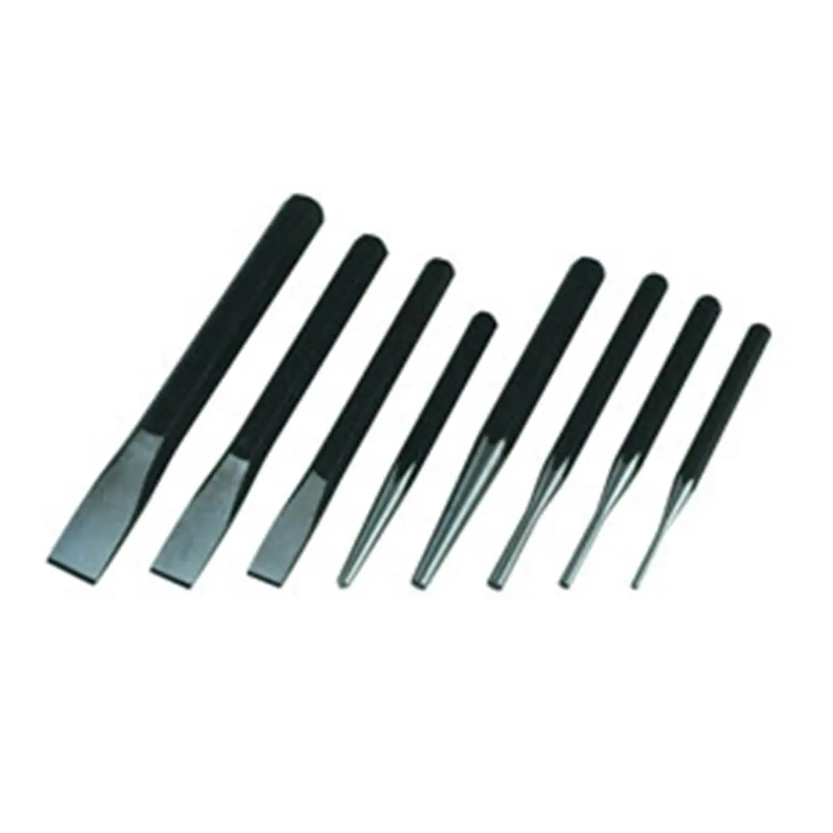 212 MAIN 8-Pc. Chisel-Punch Set for Woodworkers, Multi-Size Hand Wood Carpentry Tools (3/16 in., 5/8 in., 3/8 in.) with Vinyl Roll Pouch for DIY Woodwork Projects