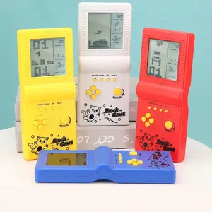 Handheld Brick Game Console, Large Screen Handheld Building Block Game, Built in Games Nostalgia Puzzle Game, Halloween, Christmas, and Thanksgiving, Easter gifts, Portable Game Console, Gaming Console, Game Night Gadget