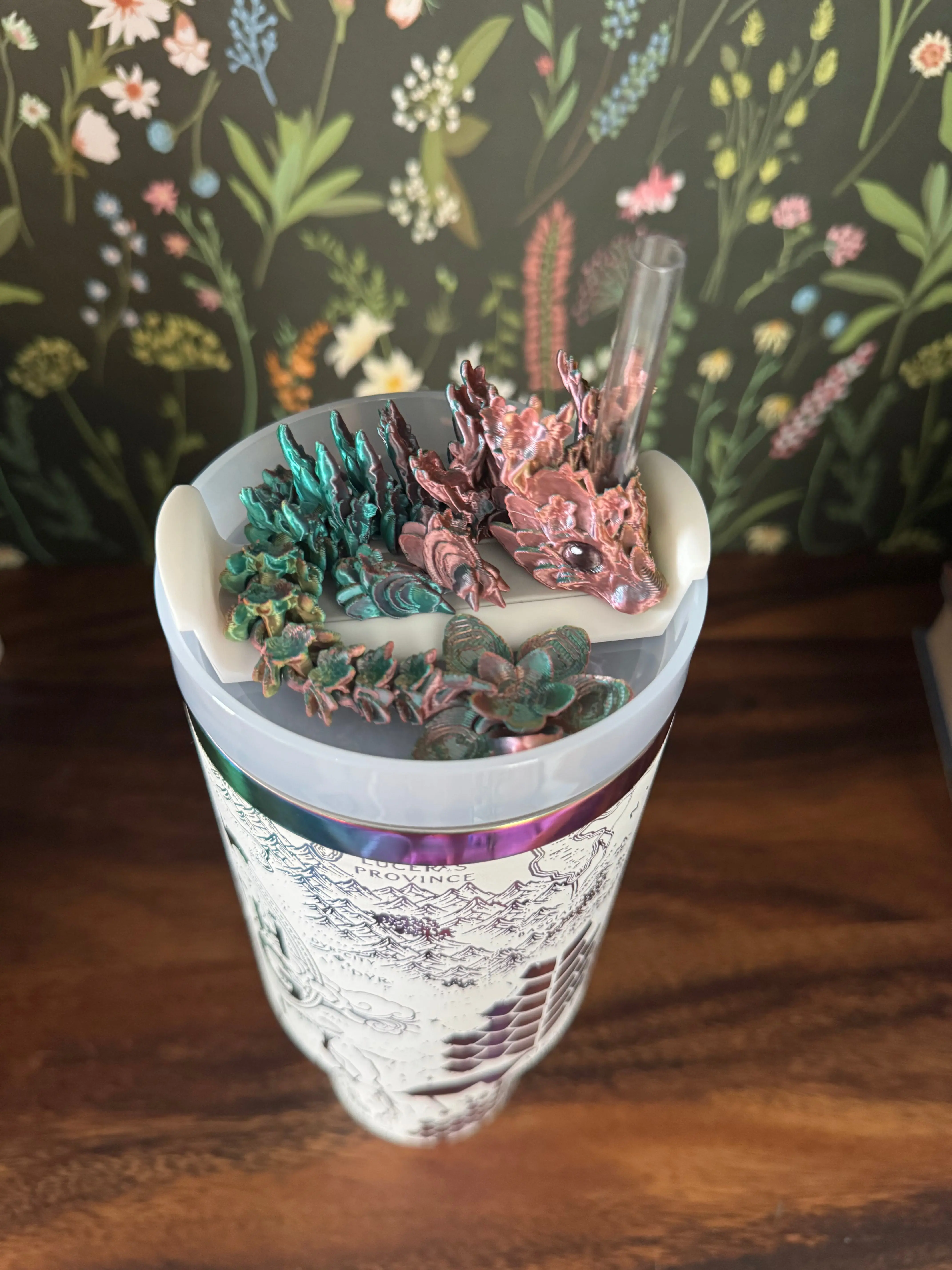 Baby Cherry Blossom Dragon Straw Topper