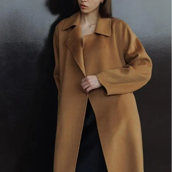 [Premium] Cashmere-blend Handmade Coat_CAMEL