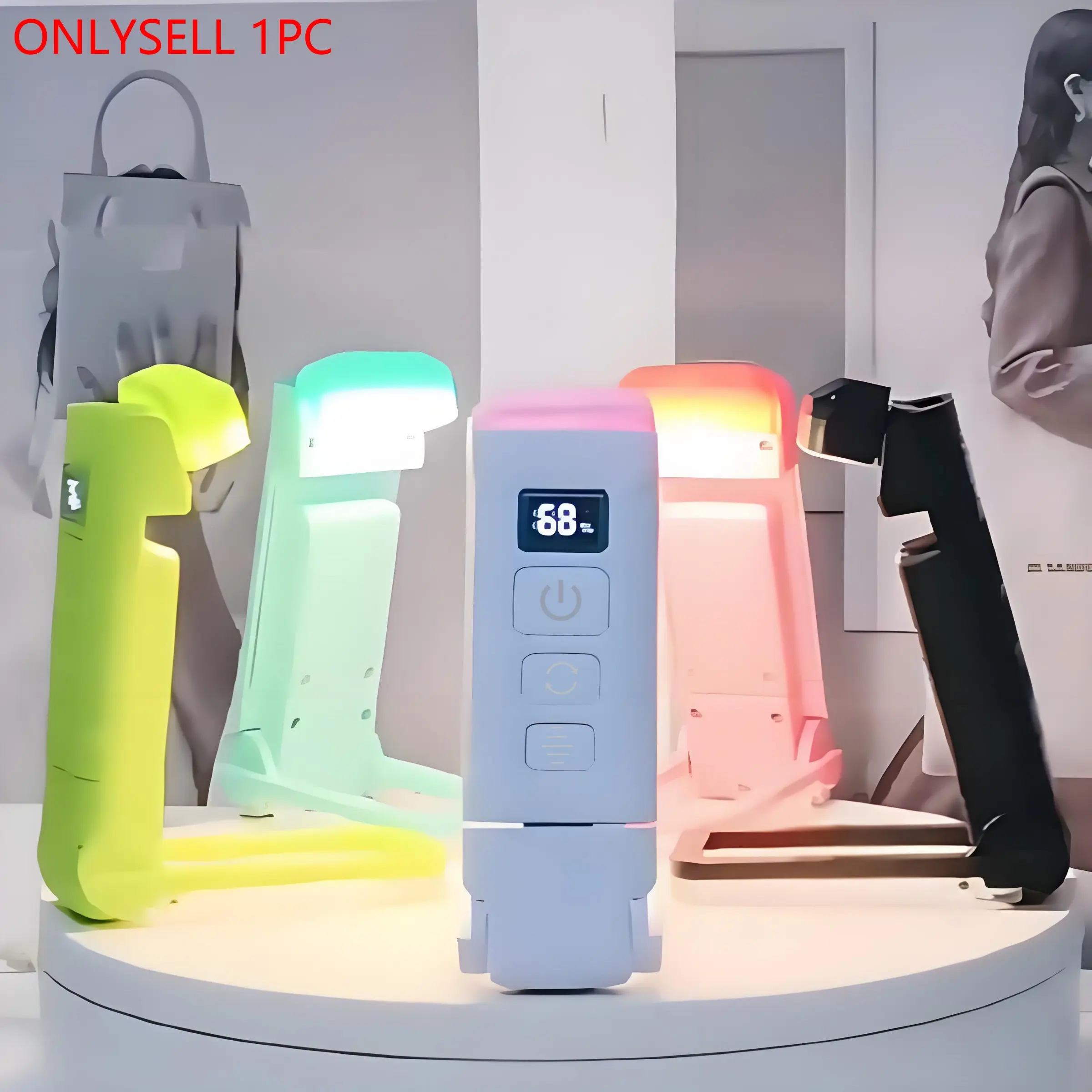 Rechargeable book lamp, digital display reading lamp, book clip light, full-page illumination, 3 colors and 6 brightness adjustable, portable and flexible, eye-protecting lamp for bed reading, suitable for reading and study, Dimmable Lamp, Night Lamp
