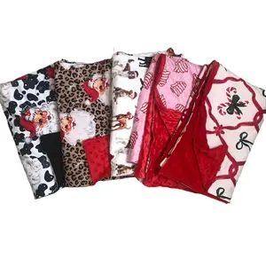 Baby Blanket Hunting Blanket Minky Blanket Outdoor Bedding kids Blanket Floral Print Quilt