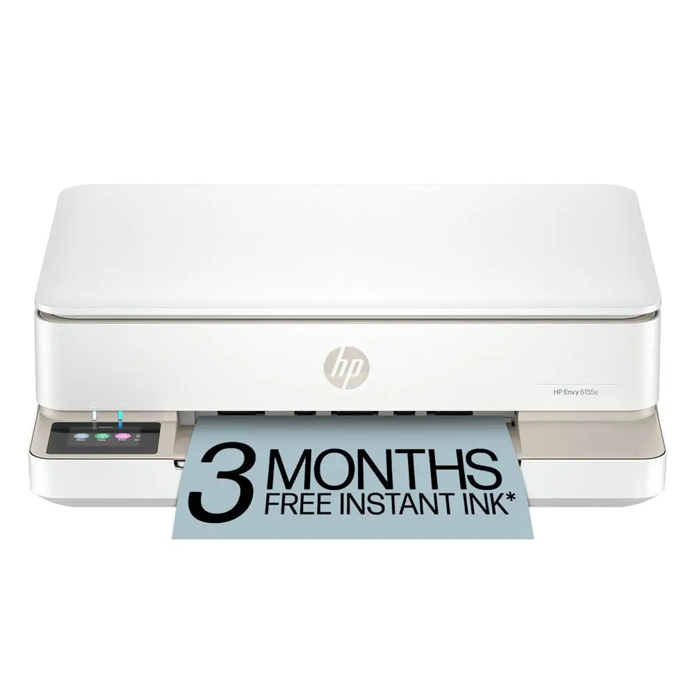 HP Envy 6155e Wireless All-in-One Color Printer Scanner Copier (714L5A)