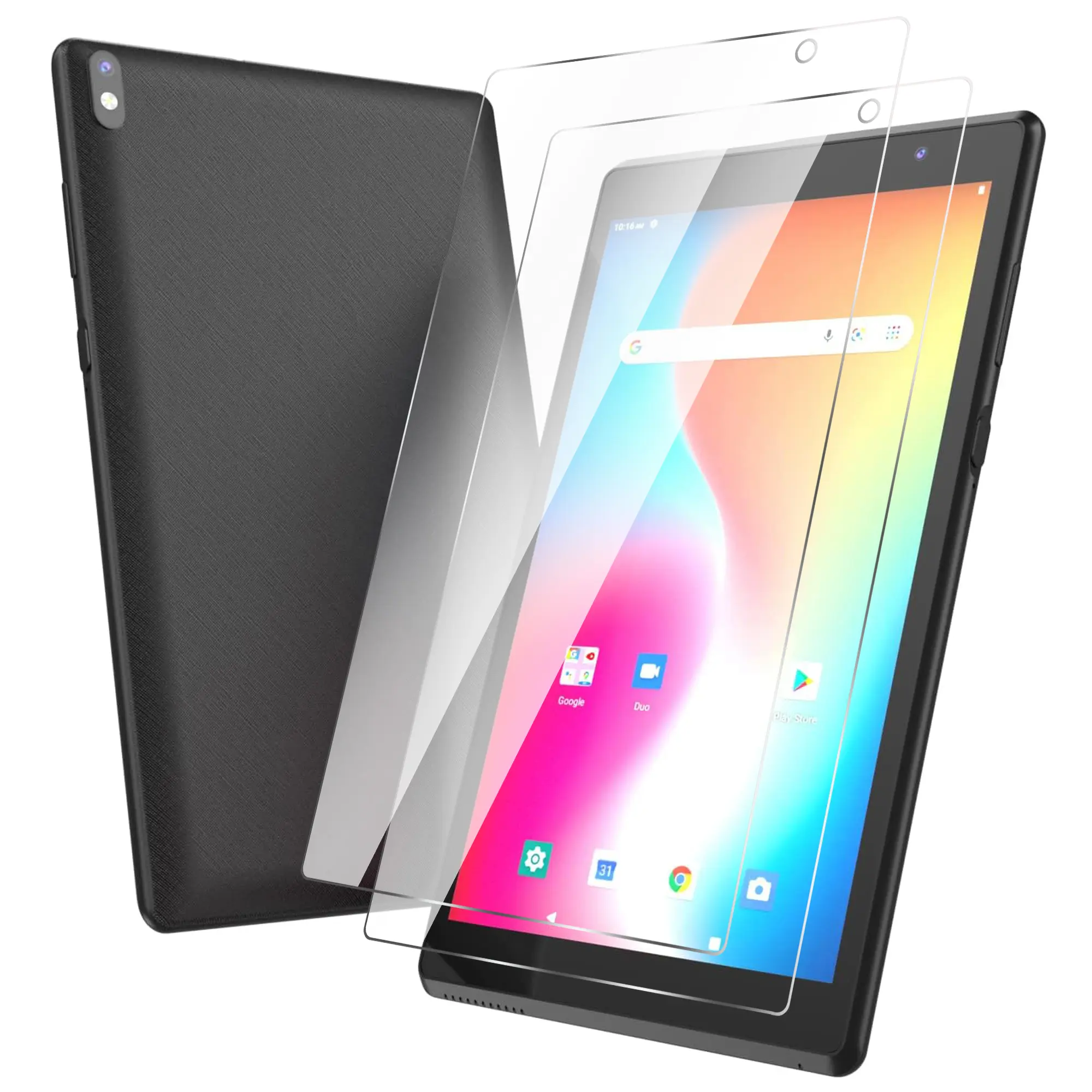 2 Pack Tempered Glass Screen Protector for Cooper cp80  8 Inch 9H HD Clear