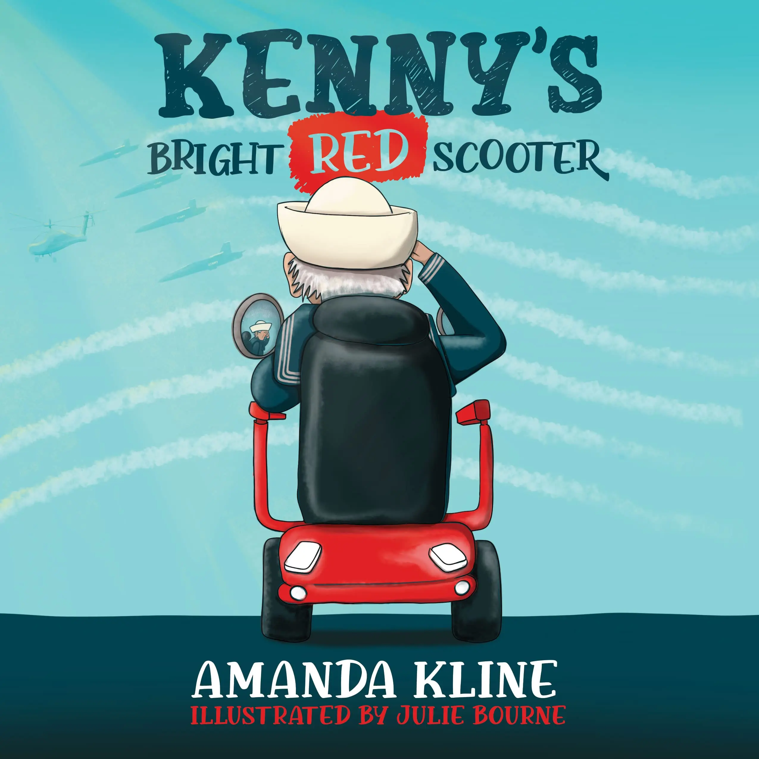 Kenny's Bright Red Scooter -- Amanda Kline - Paperback