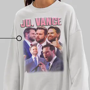 JD Vance Sweatshirt, Vintage JD Vance Fan Sweatshirt, JD Vance Crewneck, Halloween Fan Merch