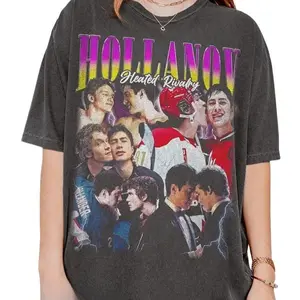 [Sale up to 40%] eam Hollanov Heated T-Shirt, Hudson Williams Connor Storrie Tee T-Shirt, Gift For Women and Man Unisex T-Shirt