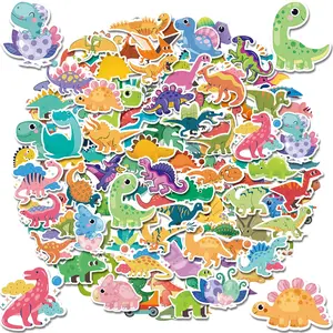 100 PCS Cute Animal Stickers Waterproof Vinyl for Water Bottle Laptop Computer Kids Classroom Prizes Teachers Gifts for Boys Girls