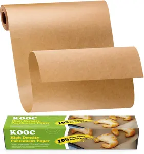 Premium 100-Feet Parchment Paper Roll - 12-Inch Width, Non-Stick, Unbleached Baking Paper - Ideal for Baking, Cooking, and Food Preparation - 100 Square Feet Coverage - Compostable, High Density