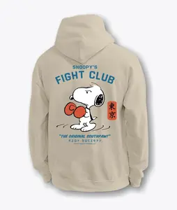 Peanuts Snoopy's Fight Club Mens Hoodie
