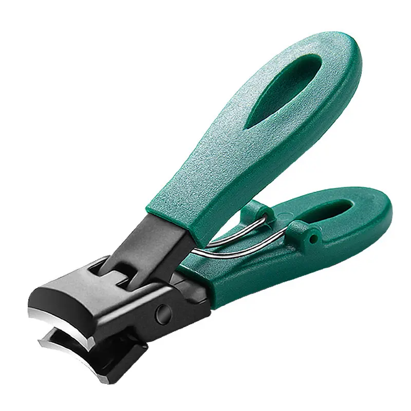 Stainless Steel Nail Clippers, Heavy Duty Nail Clippers Thick Nails, Nail Trimmer for Thick Toenails & Hard Nails, Portable Sharp Anti-Scatter Design, Unisex Home Manicure Tool Set, Nail Care Tool