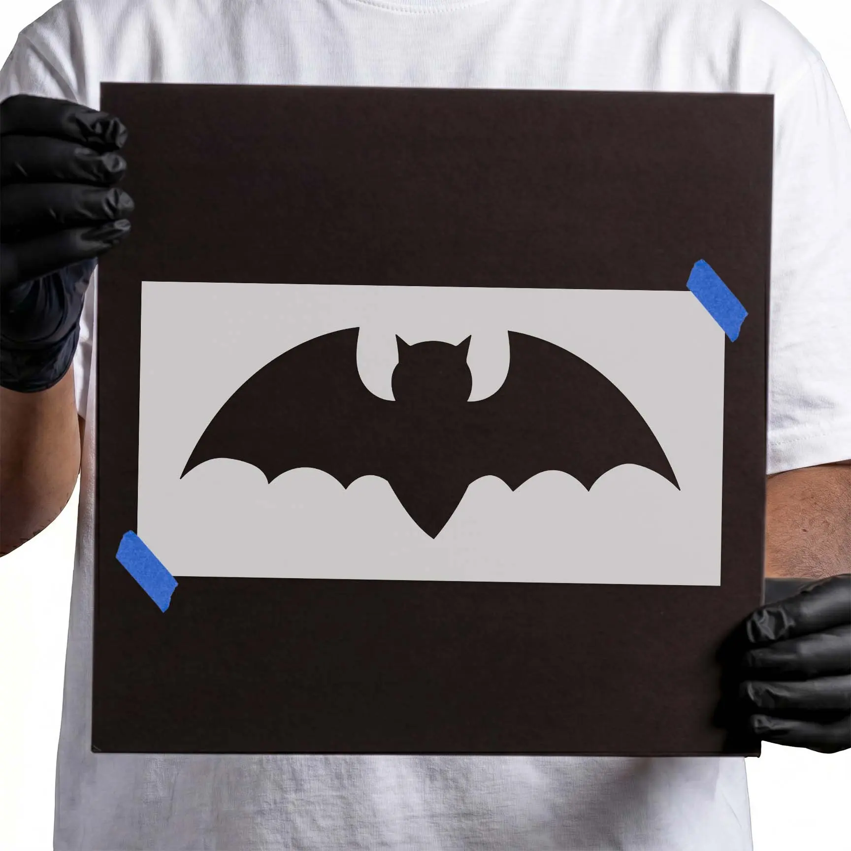 Bat Symbol Stencil
