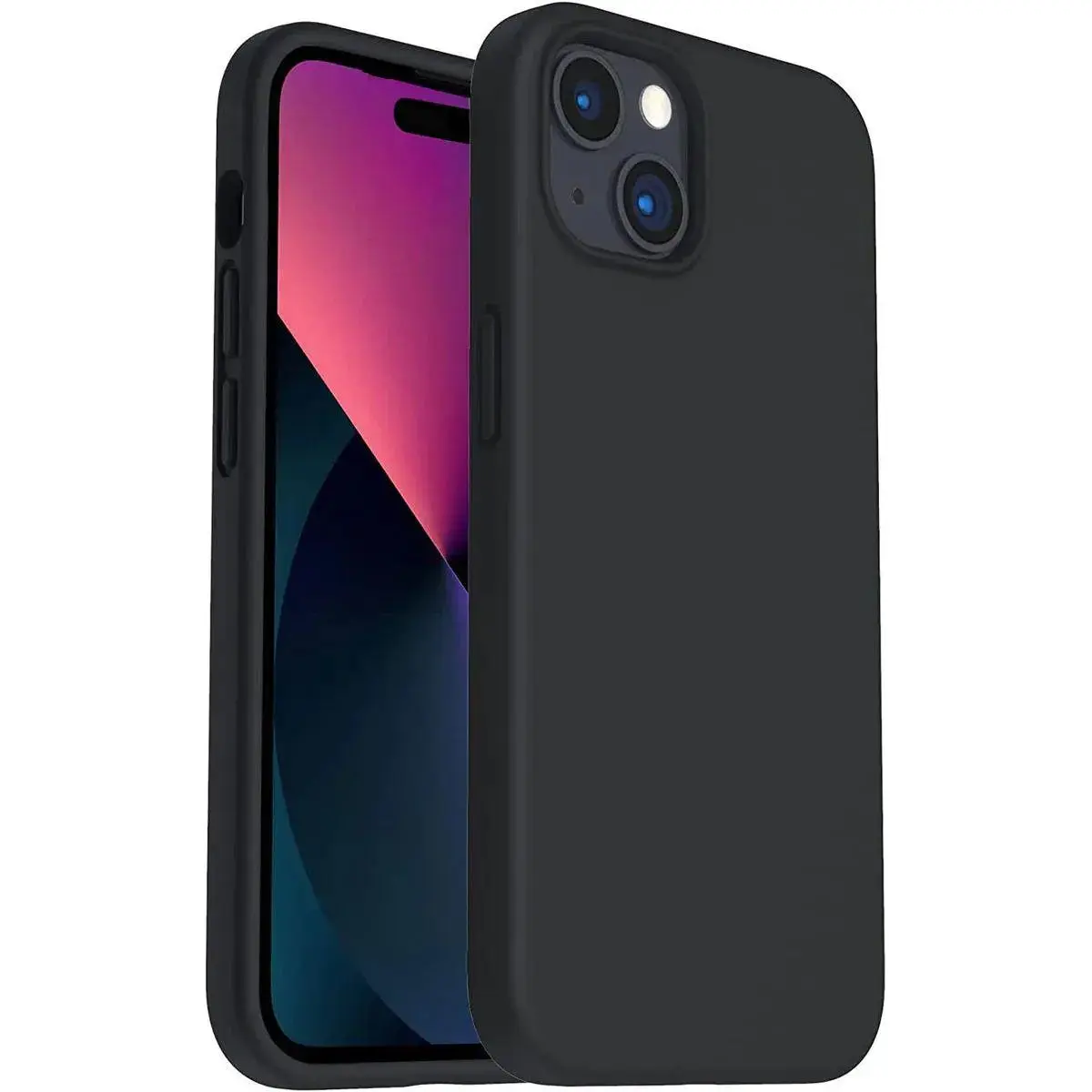 Entronix Case Compatible with iPhone 13 - Soft-Touch Liquid Silicone