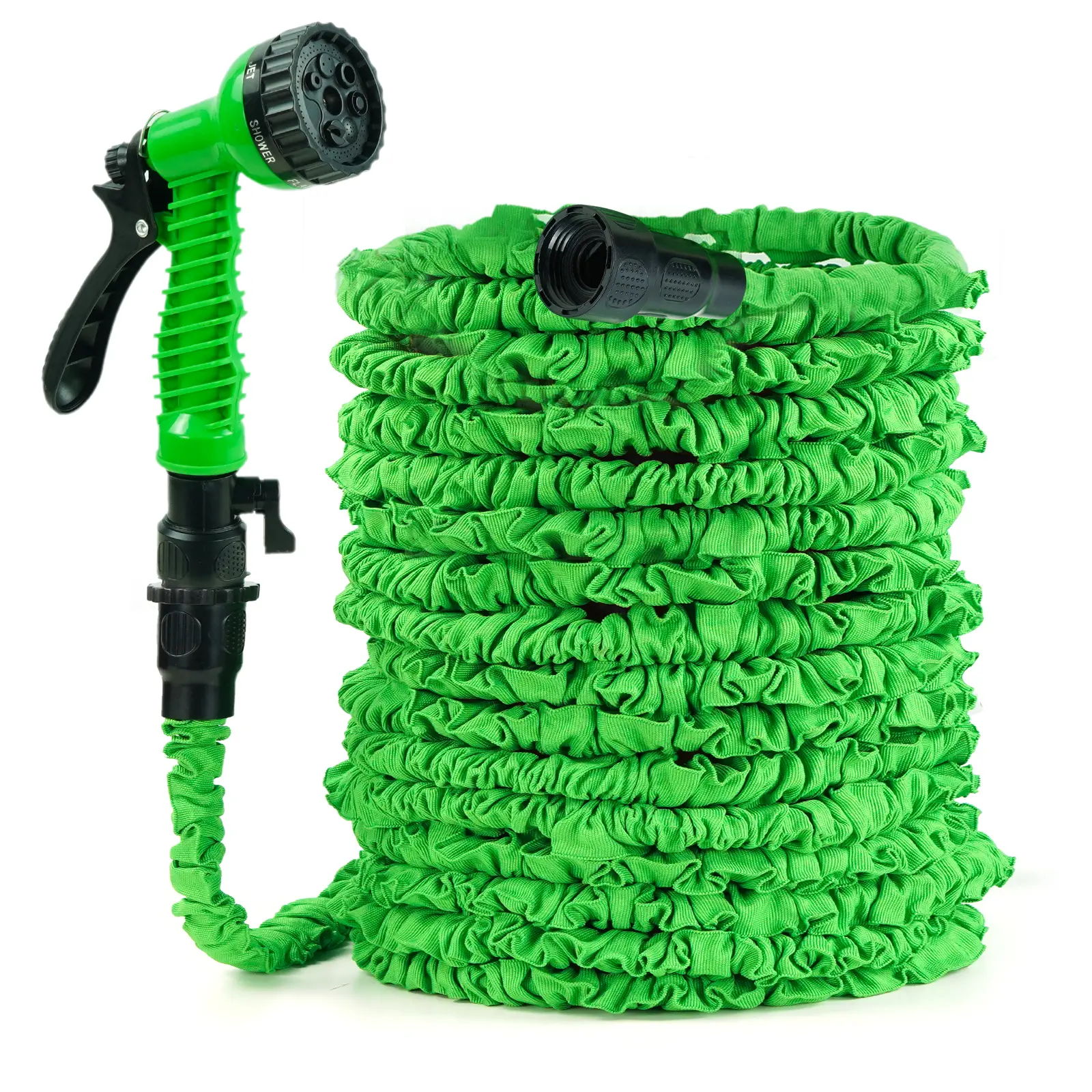 50/75/100FT Expandable Garden Hose, Water Pipe Flexible Hose with 7 Function Spray Nozzle for Watering Lawn Yard Garden Car Washing Pet Cleaning Easy Storage Ergonomic Design【SummerVibes】
