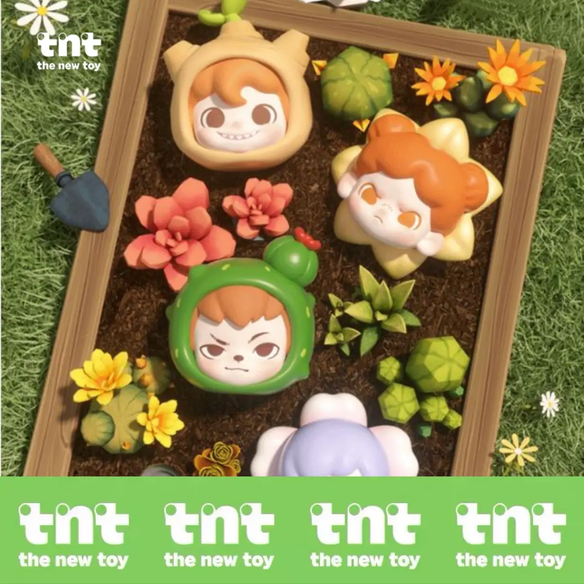 【tntspace】Fun with Plants series | TNT Mini Blind Box, Blind Box Toy – Mystery Collectible, PVC & ABS Material, Surprise Gift for Toy Lovers & Collectors Blindbags