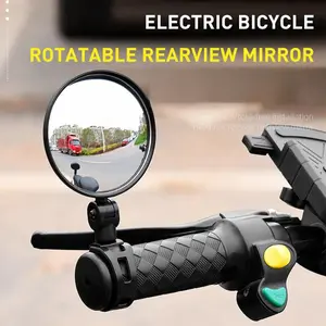 2Pcs Bicycle Rearview Mirror – Bike Accessory for Electric Scooters Safe Riding