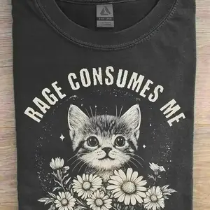 Cute playful streetwear T-shirt for women, Halloween-inspired oversized relaxed casual look