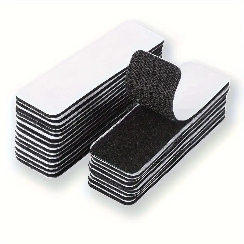 Velcro, high viscosity invisible Velcro, suitable for home, office, car interior, shelving, cable management, Strong Instant Bond, Invisible Adhesive