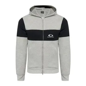 Balenciaga Gray & Black Technical Jersey Hoodie "Grey"