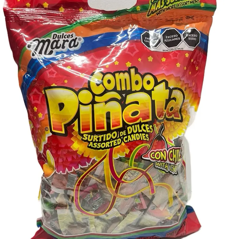 COMBO PIÑATA - Assorted candies with chili COMBO PIÑATA - Assorted candies with chili