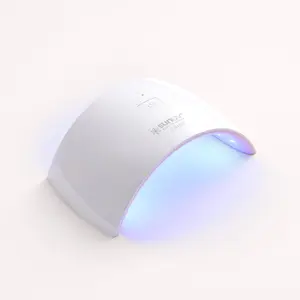 SUNUV SUN9C UV LED Nail Lamp - Portable 24W Nail Dryer for Gel Polish with Auto Sensor & 2 Timers - Sky Blue or Pink Professional Curing Light for Manicure & Pedicure