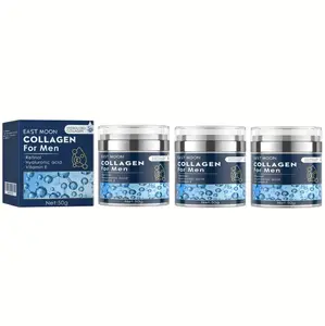 Collagen Men's Anti-Aging  ,Men's Face Moisturizer  50g, Skin Firming and Tightening Lotion, Firming Hyaluronic Acid Moisturizer Moisturizing Blend Gentle Repair Retinol Sensitive Moisture Hydrating cream wrinkle Luxury