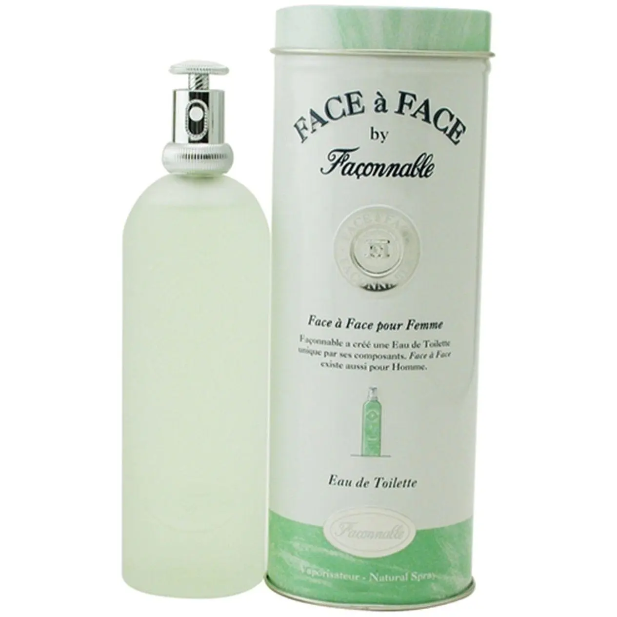 Faconnable Women's Soft Floral EDT Type Atomizer Bottle Fragrance with Iris Notes, 3.4 fl oz, New in Can, Atomizer Women's Fragrance, Bottle Women's Fragrance