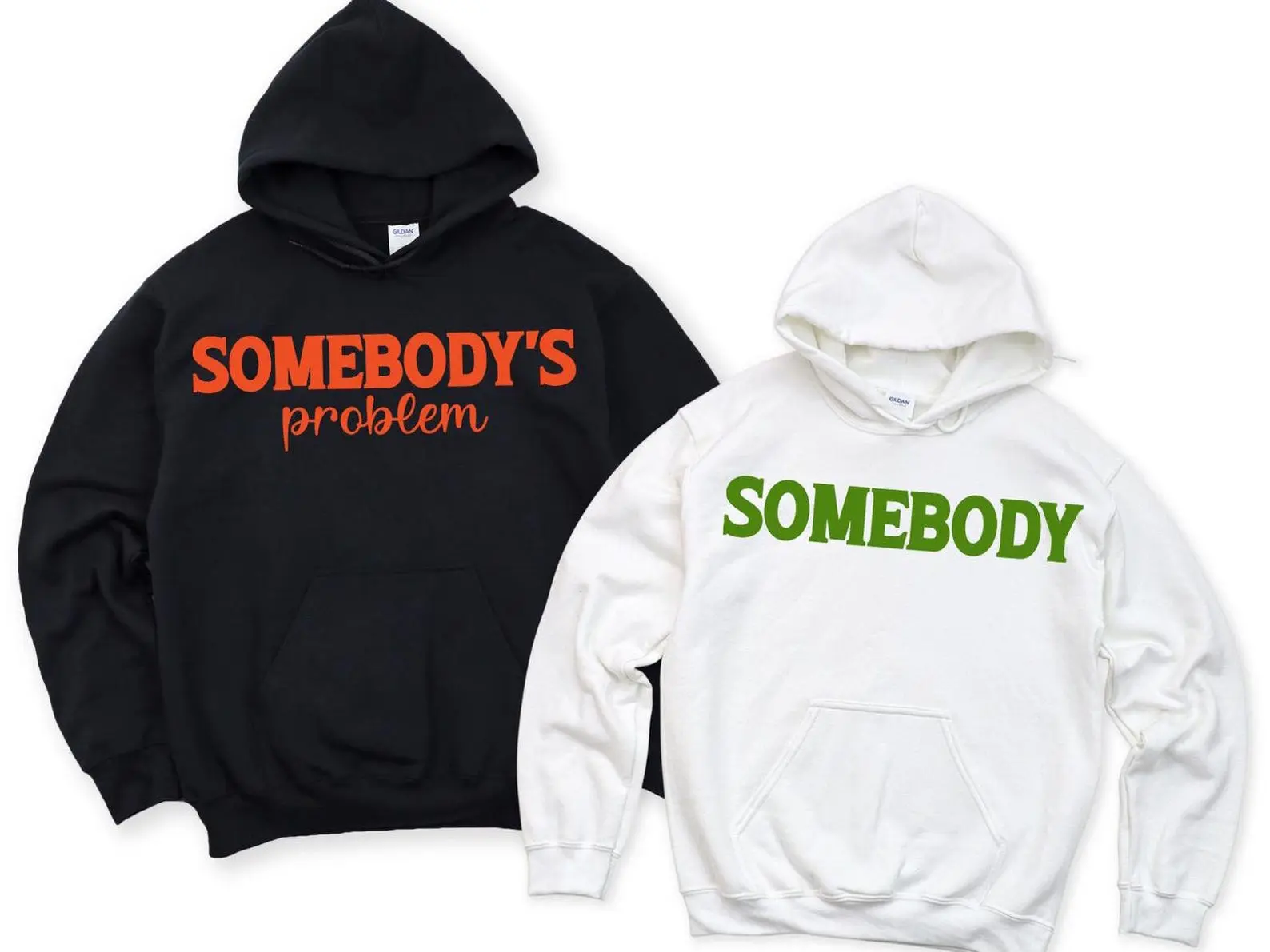 Made in USA Couples Matching Hoodie, 100% Cotton Somebody's Problem Hoodie, Funny Couple Hoodie for Wife, Valentine Day Gift, Country Music Hoodie