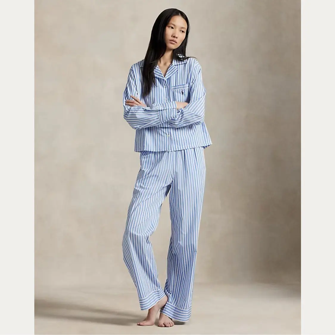 Polo Ralph Lauren - Long-Sleeve Poplin Pajama Set