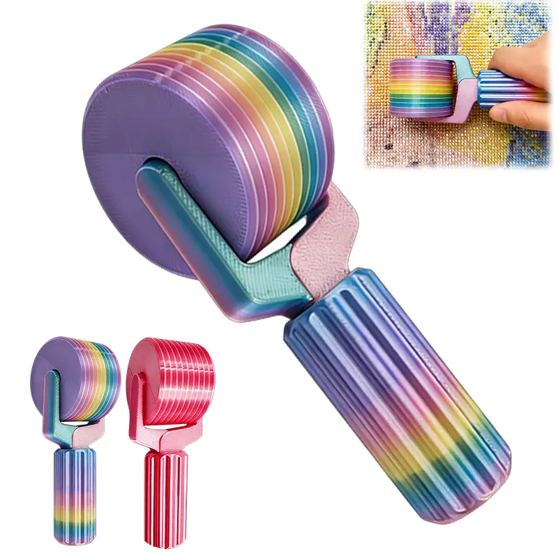 2026 New Diamond Art Roller - Essential DIY Craft Tool for Rhinestone Embroidery,Easy-Grip Ergonomic Handle, Detachable Diamond Painting Tools and Accessories