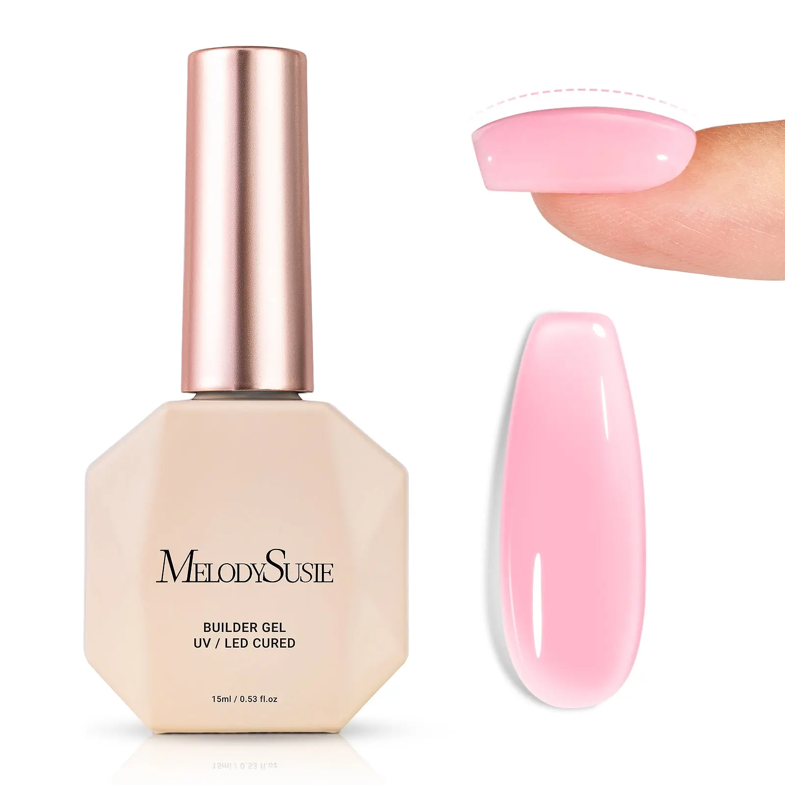 Rose Pink-028 Builder Gel 15ml