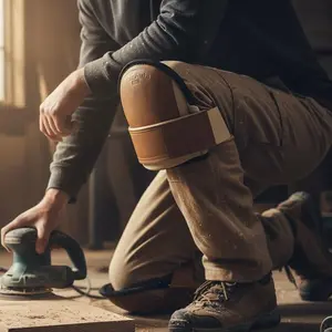 CocoRuta SuperSoft Leatherhead Kneepads Large Size Bagged in Pairs for Comfortable Protection Ideal for Larger Users