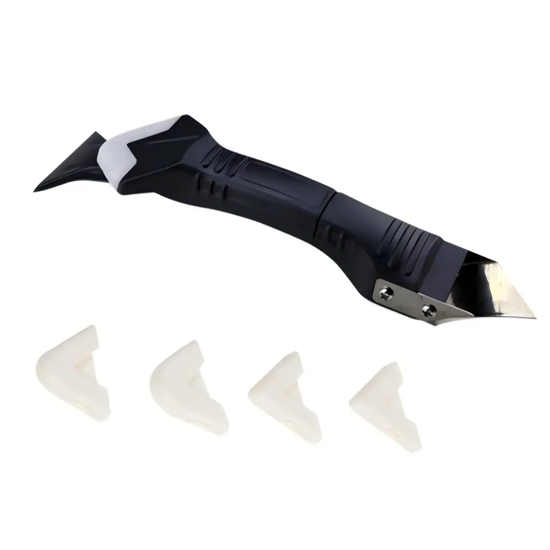 window Magic scraper for silicone/caulking;glass sealant applicator spatula; joint finishing tool dedicated scraper;multifunctional scraper knife; sealing and beauty tools Multi-Function Caulking Tool Set in1 grout removal tool outdoorfun kitchen bathroom