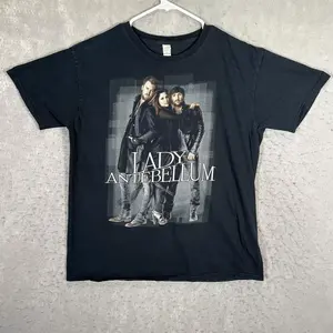 A1 Lady Antebellum Need Your Now Tour T Shirt Adult Large Black Mens