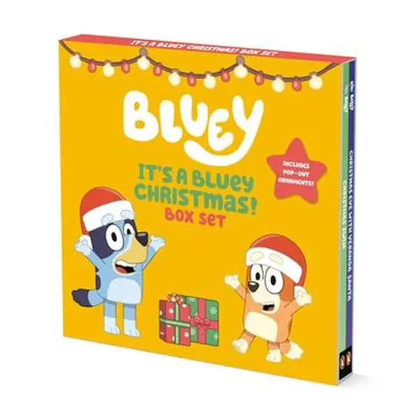 It's a Bluey Christmas! Box Set - Children's Literature & Art Mixed Media Product, Pop-Out Ornaments, Safe Holiday Memories Maker for Celebrating, Penguin Young Readers Licenses, Christmas Swim Themed Reference