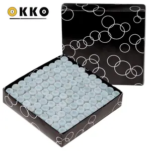 OKKO Billiard Slip-On Tips Ø12mm Soft, Pack of 100