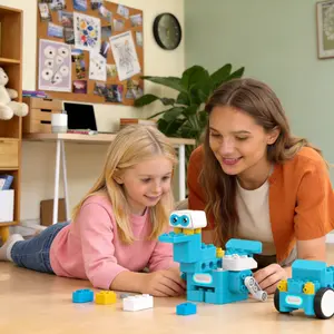 WhalesBot B3 Pro STEM Coding Robot Kit for Kids, 24-in-1 Interactive Robotics Set, Screen-Free Safe Coding Toy with Sensors & Motors, Educational Learning Gift Idea for Boys Girls, moms choice