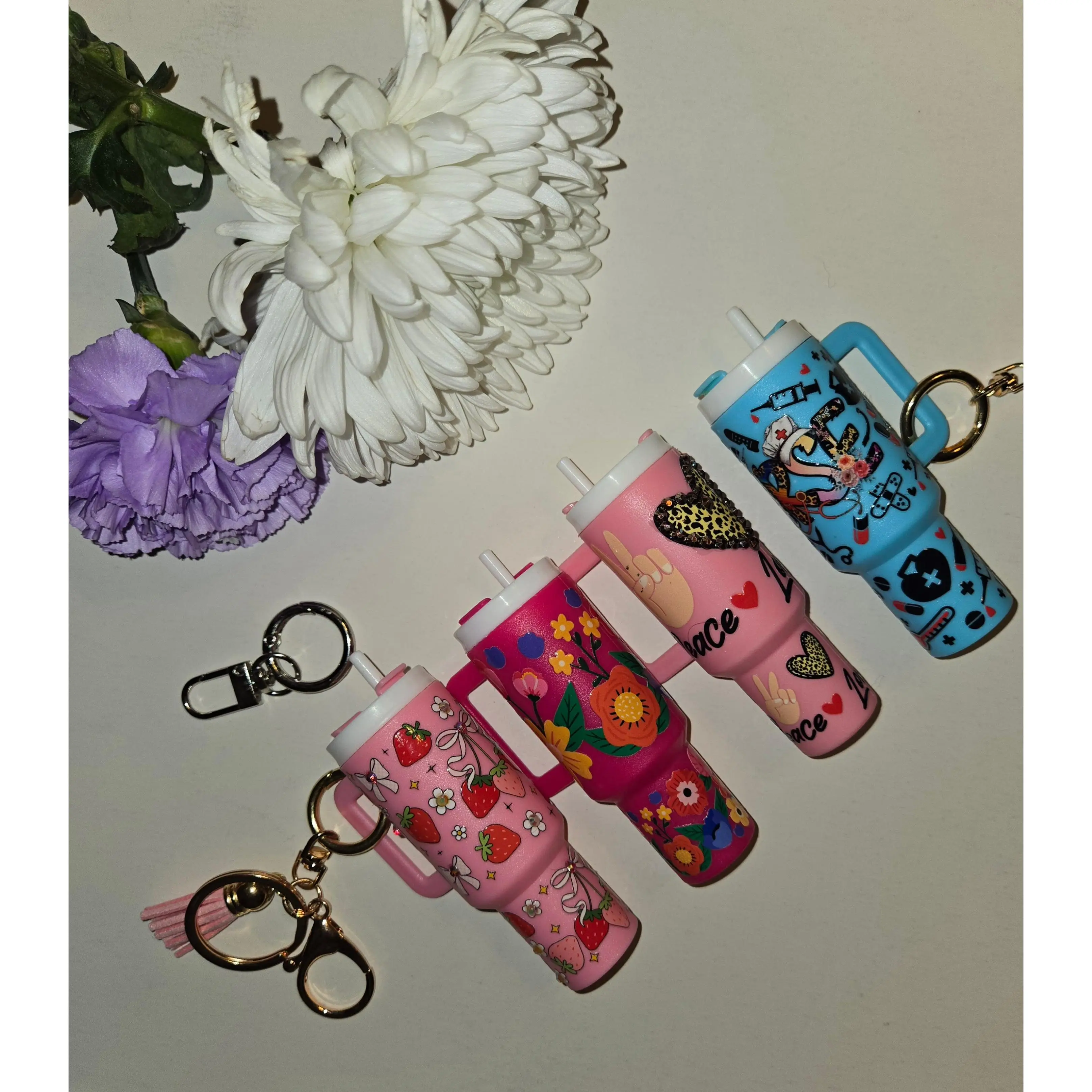 Mini Tumbler Keychins