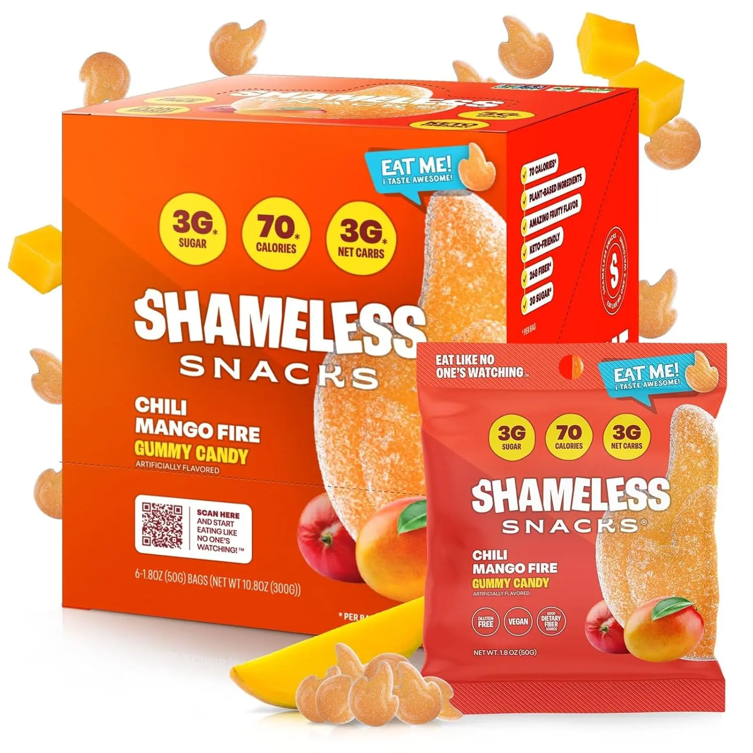Shameless Snacks - Healthy Low Calorie Snacks, Low Carb Keto Gummies