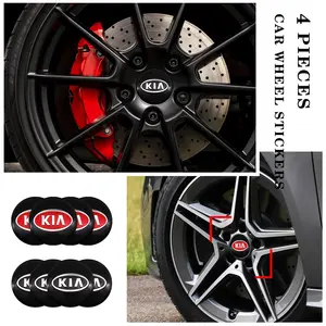 Mazda Car Wheel Center Stickers, 4pcs 56mm Waterproof Sunproof Decorative Accessories, Custom Logo Replacement Decals